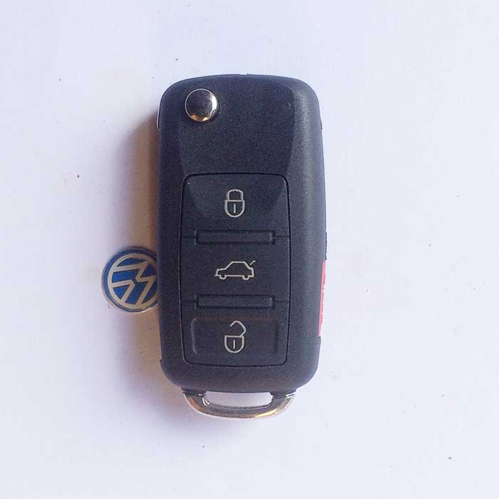 VW 3 Button Remote Key