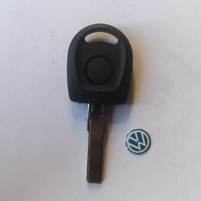 VW transponder key with Light